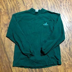 Vintage Winter green long sleeved tee